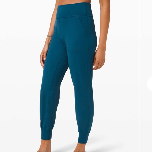 lululemon athletica Teal Track Pants - Picture 1 of 11